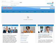 Tablet Screenshot of hccua.org